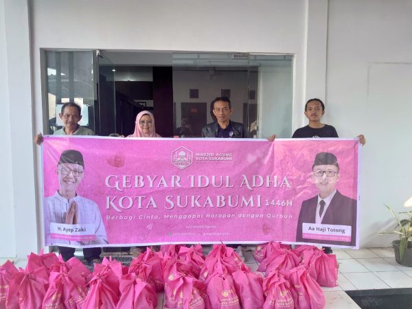 Distribusi Paket Daging Qurban Gebyar Idul Adha Kota Sukabumi 1446 H: “Berbagi Cinta, Menggapai Harapan dengan Qurban”