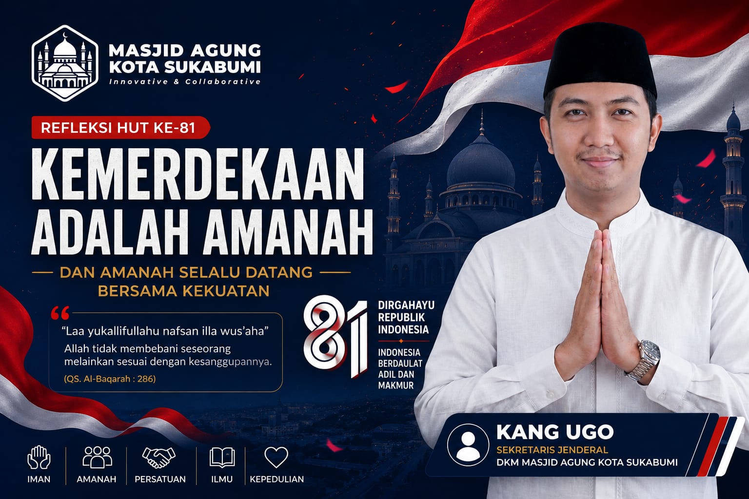 Kemerdekaan adalah Amanah, dan Amanah Selalu Datang Bersama Kekuatan