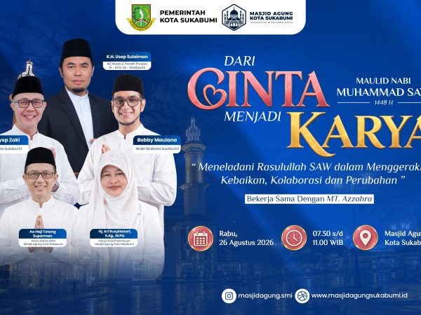 Masjid Agung Kota Sukabumi Akan Gelar Peringatan Maulid Nabi 1448 H