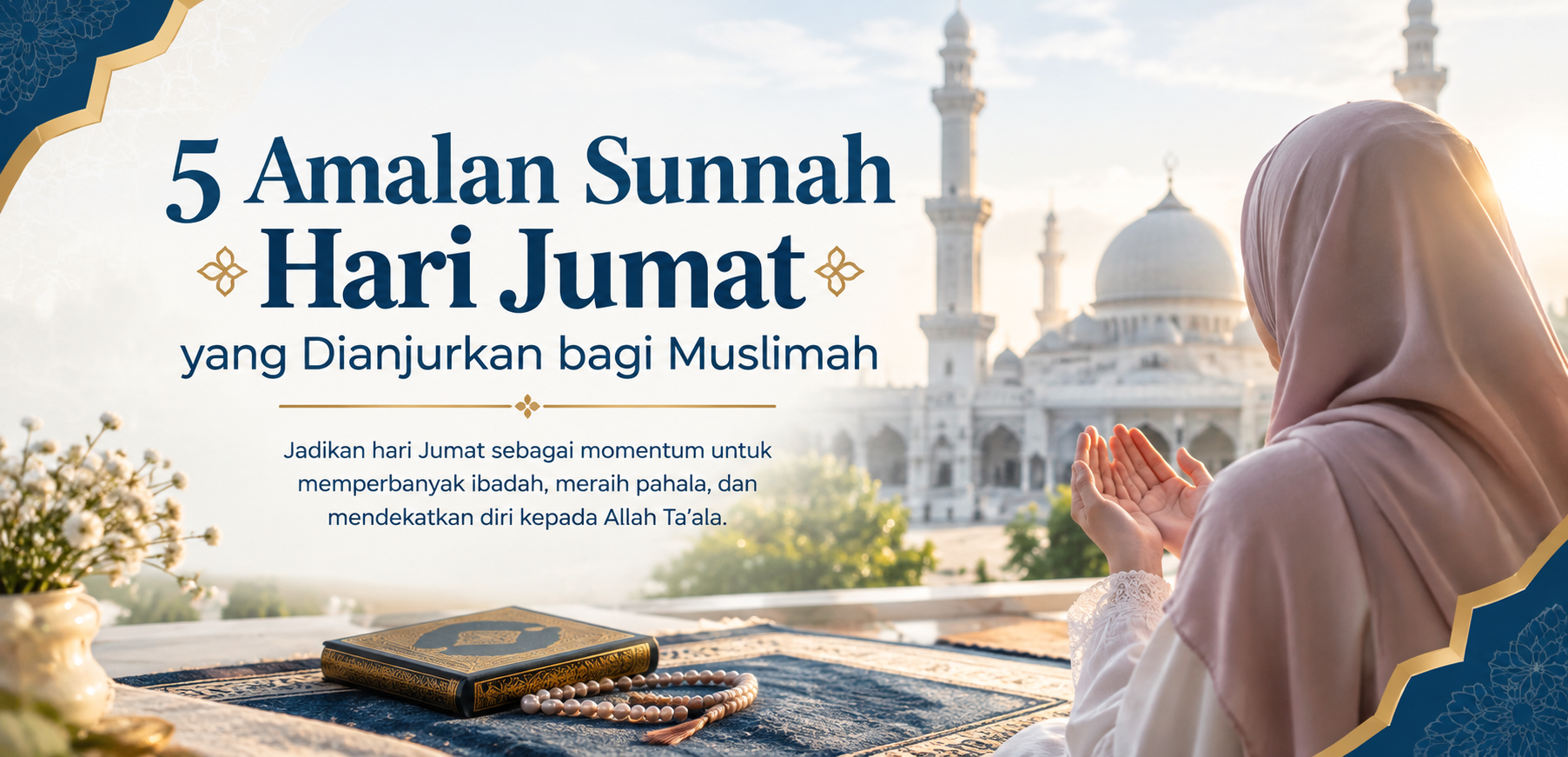 5 Amalan Sunnah Hari Jumat yang Dianjurkan bagi Muslimah